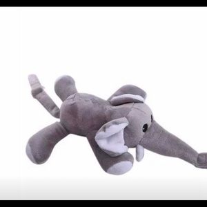 Brand new plush elephant pacifier toys!